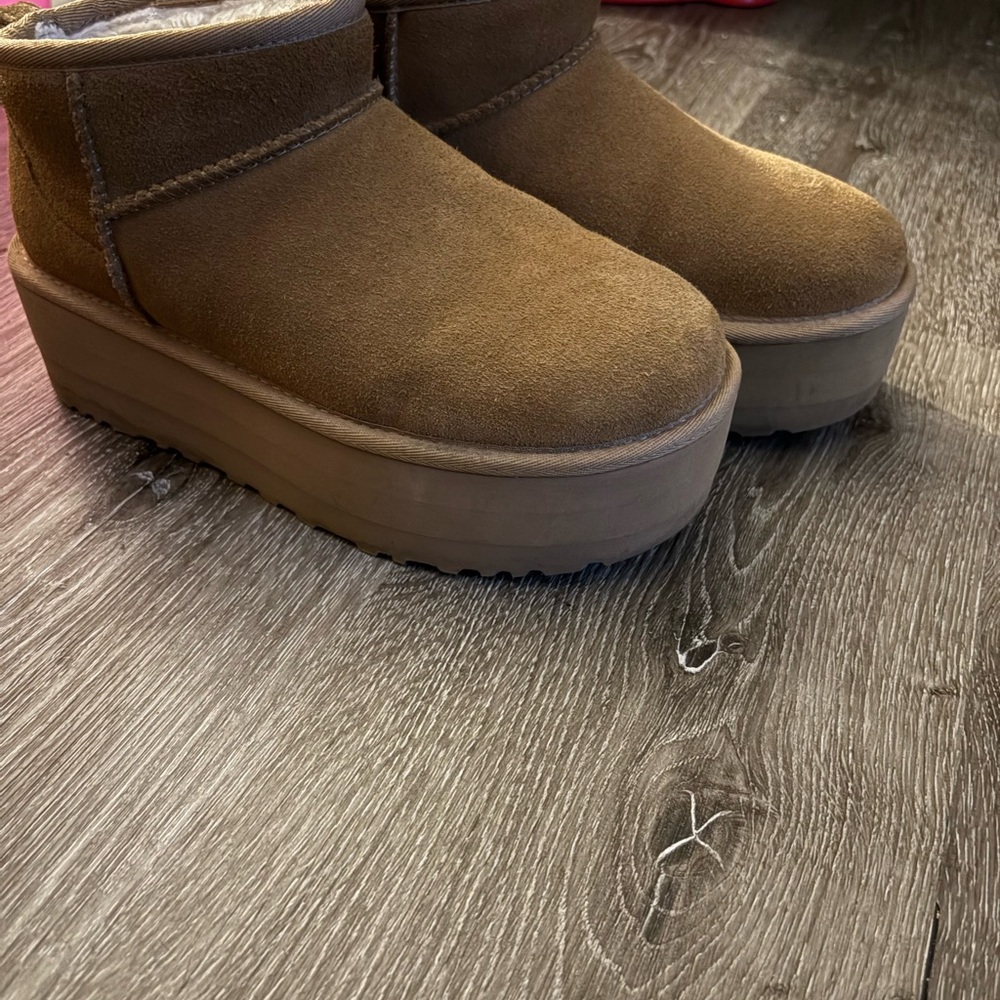 Cozy Brown Platform Boots